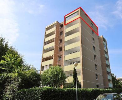 Modernisierte 2-Zimmer-Wohnung im 7. OG mit traumhaftem Fernblick