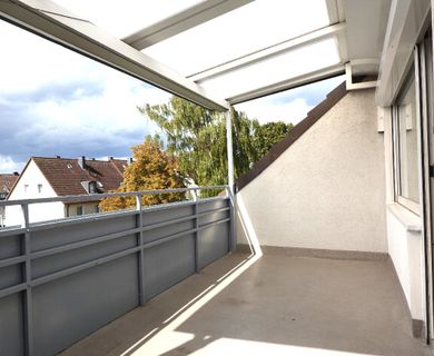VIER LOGGIEN – Sonne von früh bis spät! Ca. 96 m² 4- Zimmer-Dachgeschosswohnung in HA-Boelerheide