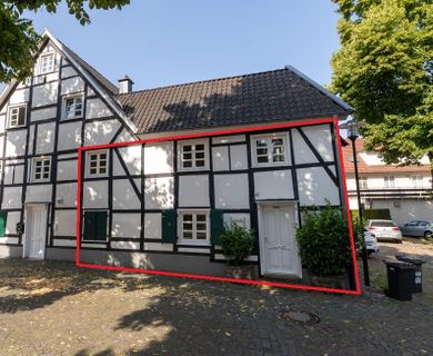 Ca. 50 m² große Gewerbeeinheit im Erd-/ Obergeschoss eines Fachwerkhauses im Hohenlimburger Zentrum