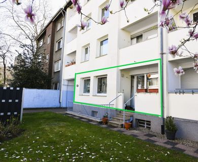Zentral mit Balkon! Helle 2-Zimmer-Eigentumswohnung und Gartennutzung in Neudorf