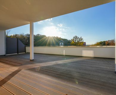 Exklusives Penthouse in Nideggen: 93 m² Wohnfläche | Dachterrasse mit Burgblick | KfW40+ Standard