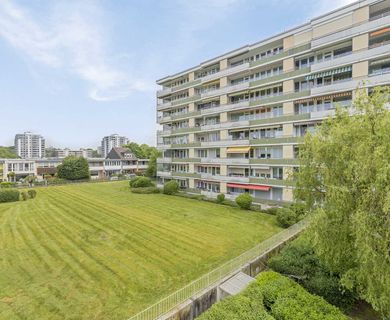 3-Zimmer-Wohnung mit Balkon und herrlichem Weitblick ins Grüne