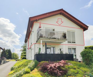 Gepflegte ETW mit Balkon und Fernblick am Ortsrand von Flammersfeld!