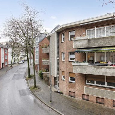 Wohlfühlwohnung im Zentrum von Ratingen: Helle 3-Zimmer-Wohnung mit Südwest-Balkon