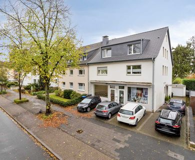 Ratingen-Süd: Teilvermietetes Ladenlokal mit zwei Einheiten und Stellplatz