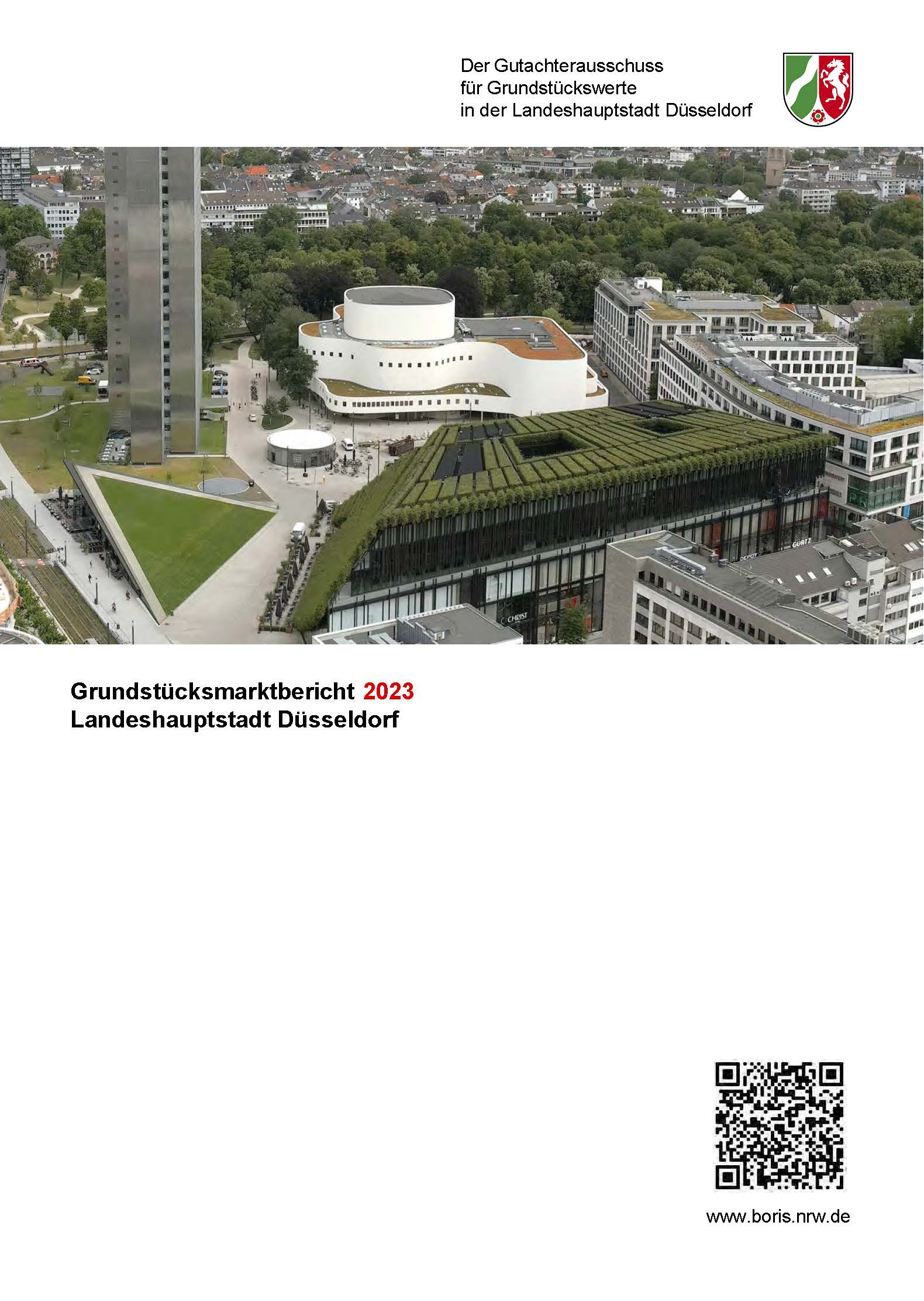 Grundstücksmarktbericht 2023 für die Stadt Düsseldorf