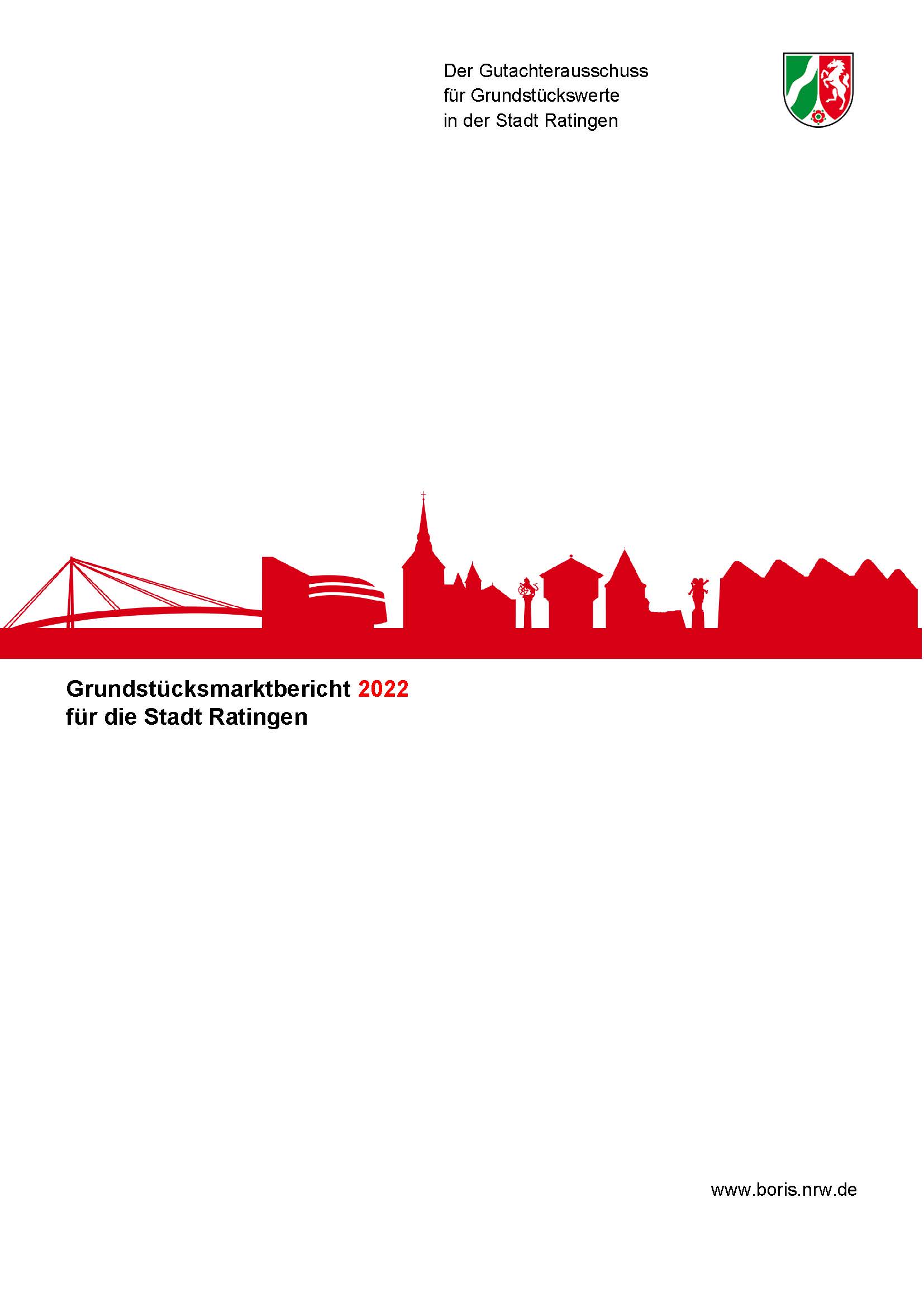 Grundstücksmarktbericht 2022 für die Stadt Ratingen