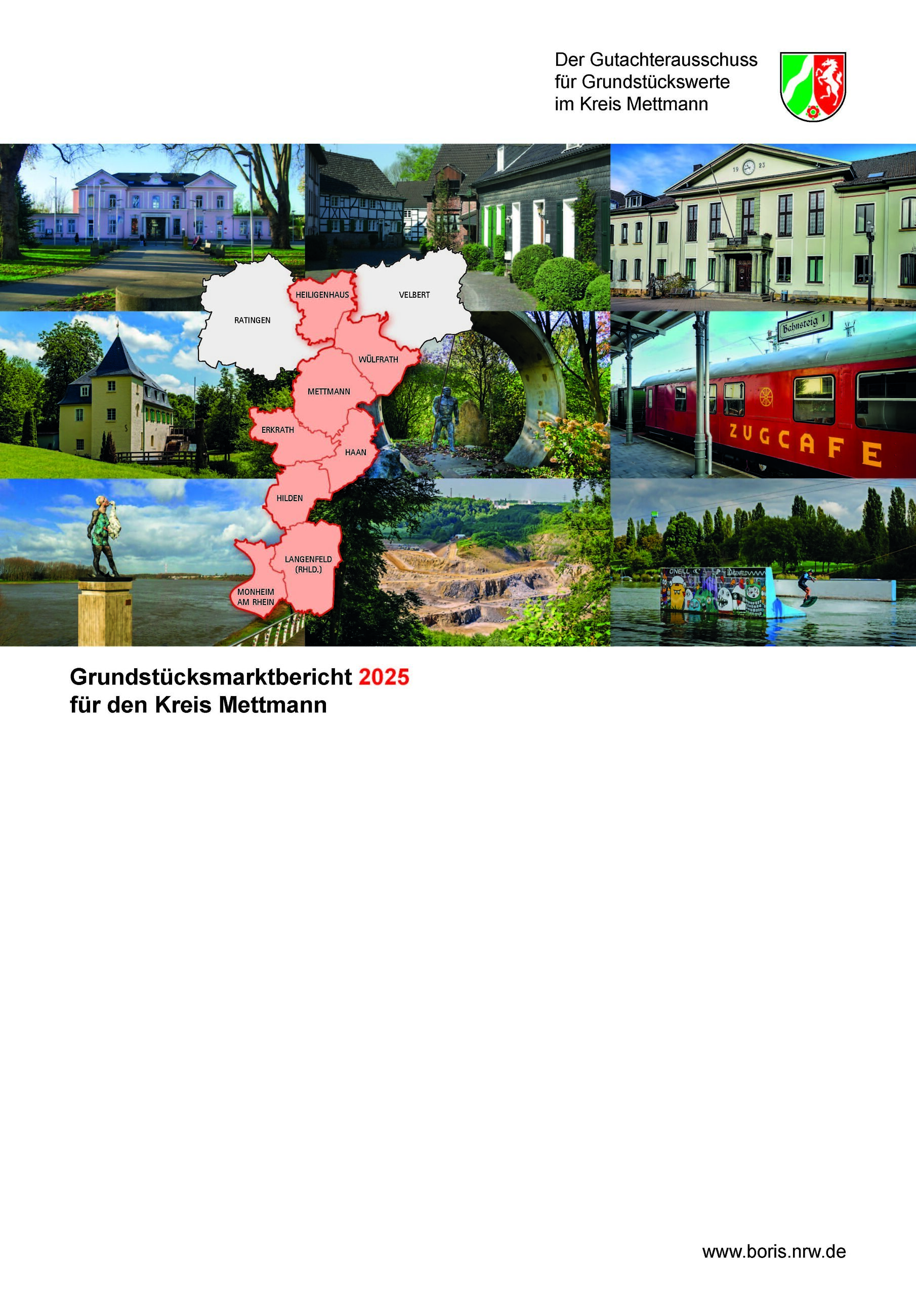 Grundstücksmarktbericht 2025 für den Kreis Mettmann