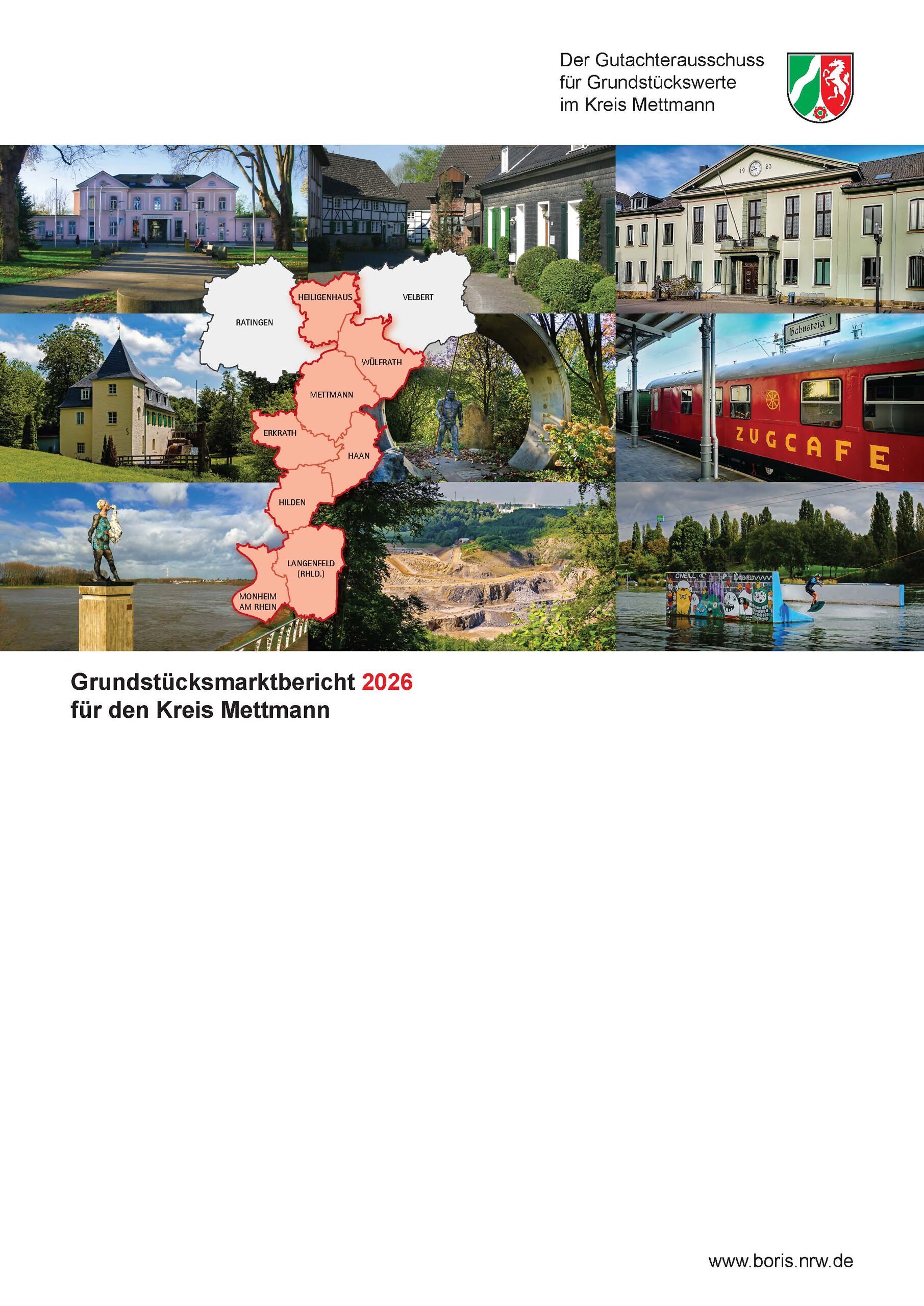 Grundstücksmarktbericht 2026 für den Kreis Mettmann