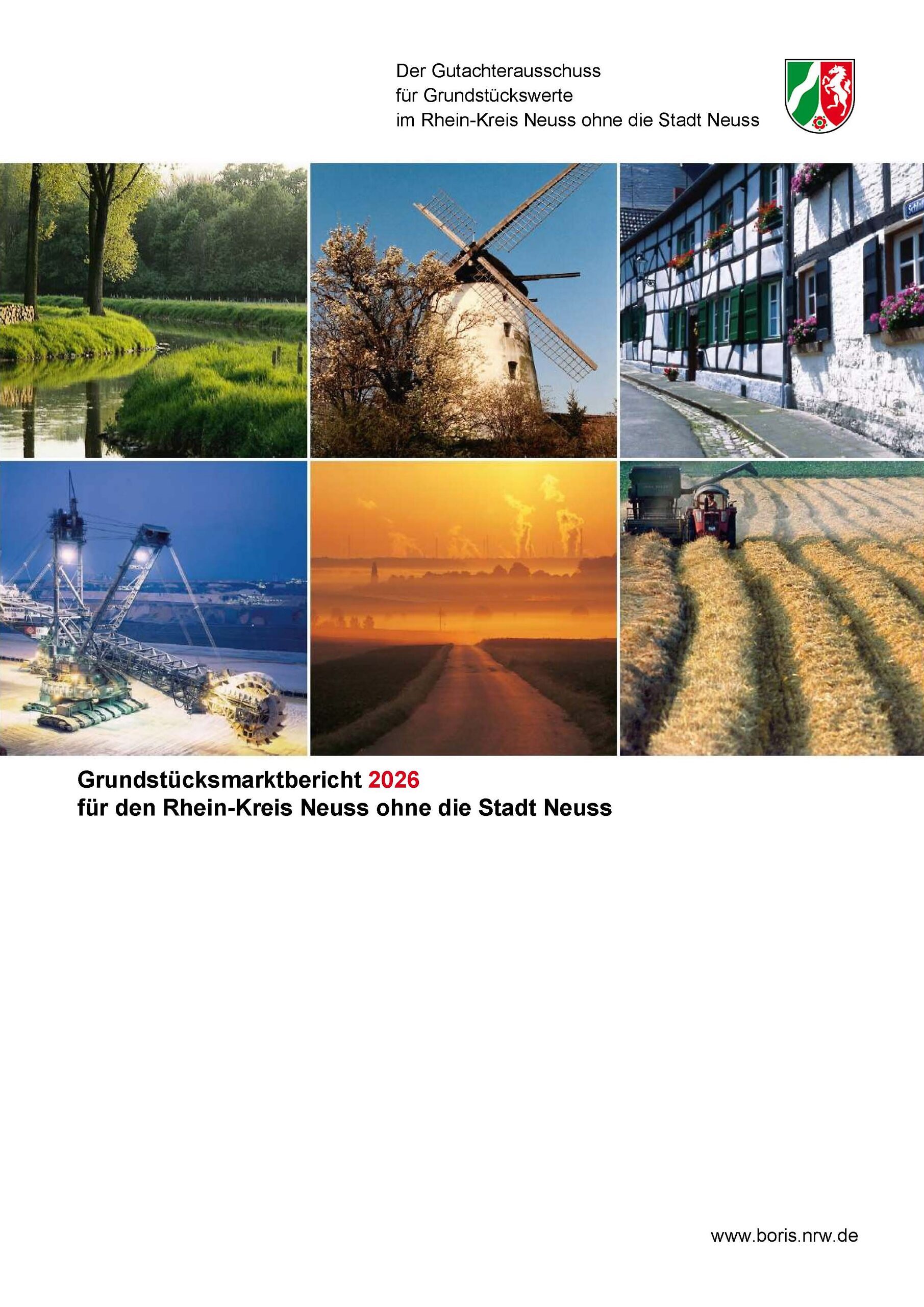 Grundstücksmarktbericht 2026 für den Rhein-Kreis-Neuss